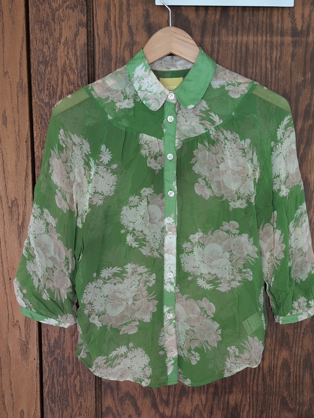 Maeve Silk Floral Top